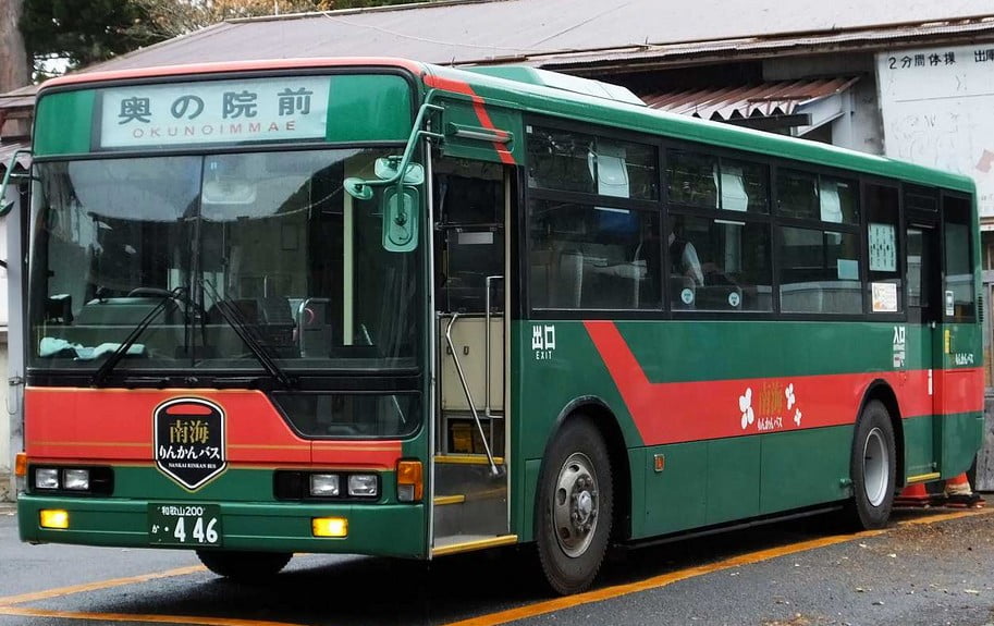 高野山内でのバス（南海バス）の運行情報